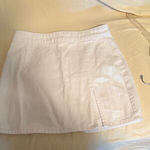 Elegant white Women's Skirt